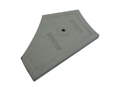 Concrete mixer liner plates